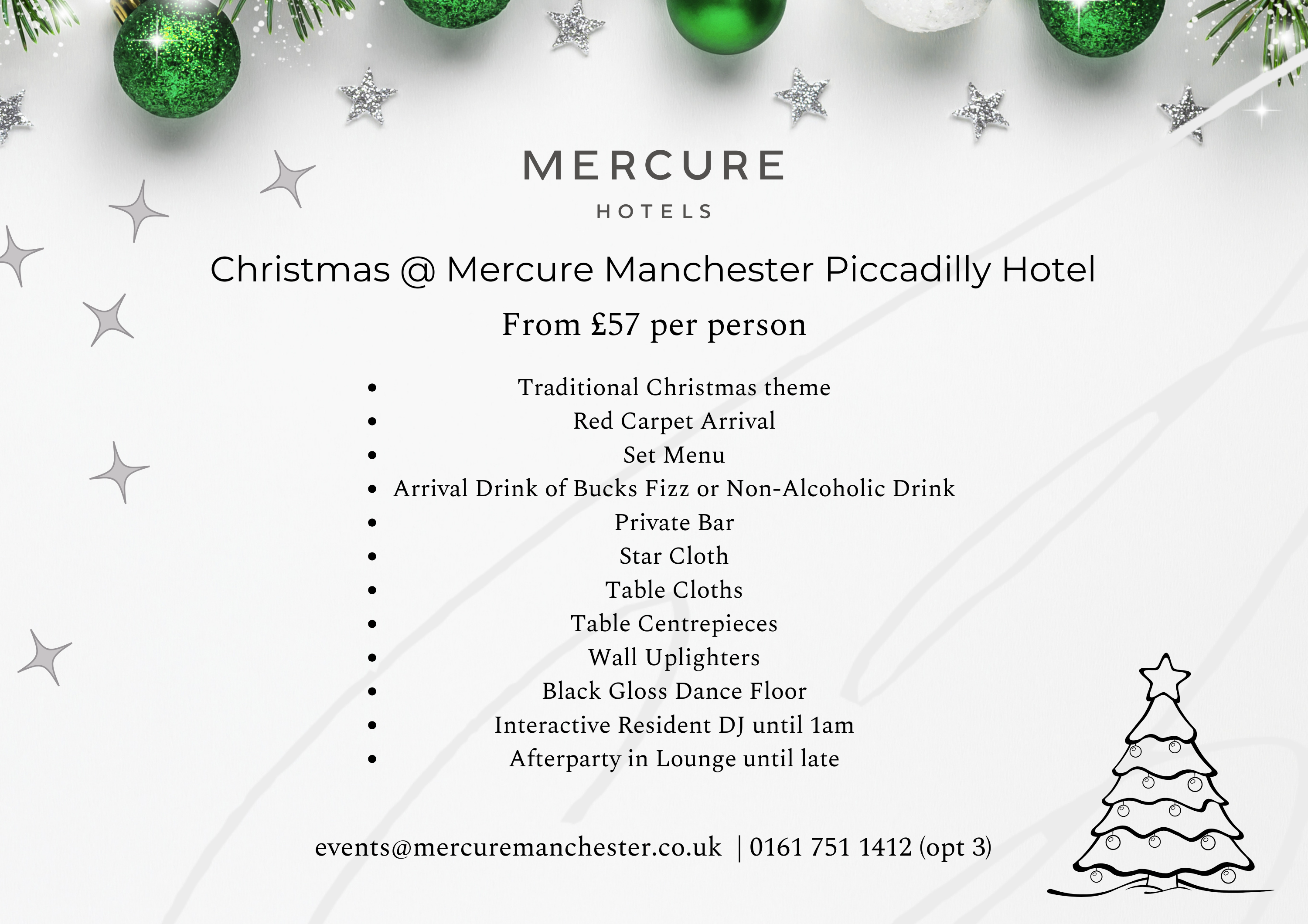Christmas @ Mercure Manchester Piccadilly Hotel Landscape (1) Work colleges partying